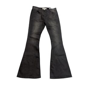 Women's Black Flared Jeans